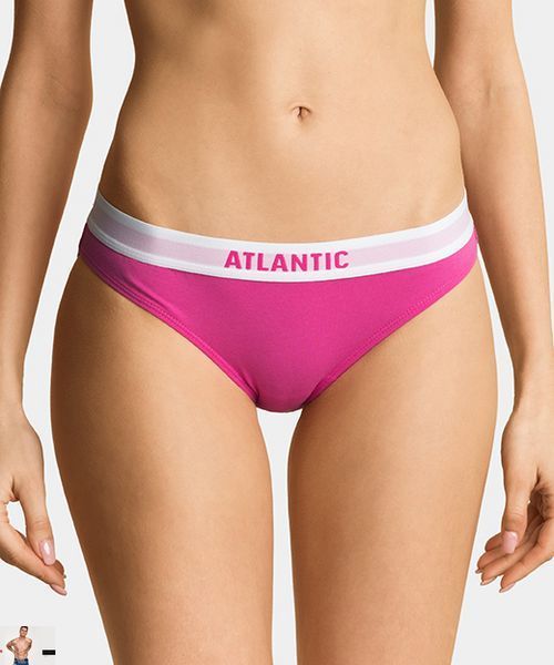 ТРУСЫ ATLANTIC ЖЕНСКИЕ ХИПСТЕР  ХЛОПОК И(3 ЕД.) 3LP-178_GRA/ROZ/POM  3LP-178_GRA/ROZ/POM_S фото