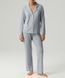 Пижама женская NLP-495 (длинные брюки+рубашка) nlp-495-dovhi-shtany-sorochka/blakytnyi фото 1