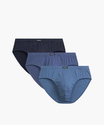Брифы мужские Atlantic Classic 3MP-192 (3 шт.) 3mp-192-3-sht./-temno-synii/blakytnyi/denim фото