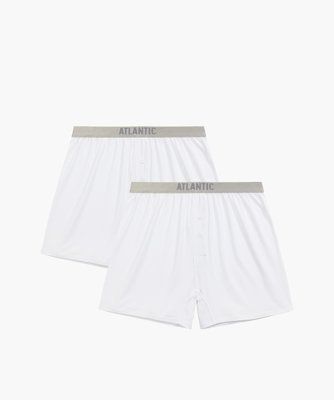 Боксеры мужские Atlantic 2BMB-005 (2 шт) /2bmb-005-2-sht-white-s/ фото