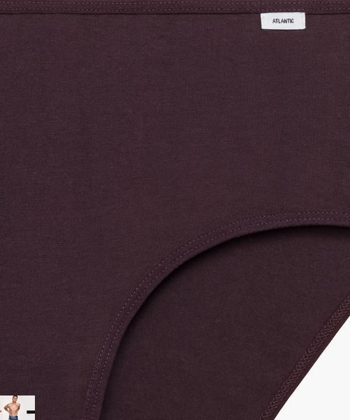 Трусы женские Макси Atlantic 3CLP-011 (3 шт.) 3clp-011-3-sht./temno-bezhevyi-melanzh/vynnyi/fioletovyi фото