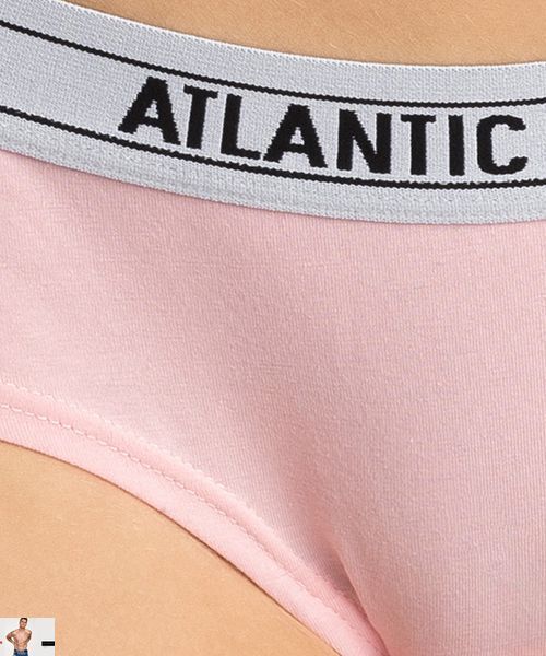 ТРУСЫ ATLANTIC ЖЕНСКИЕ ХИПСТЕР  ХЛОПОК (НАБОР ТРЕХ ЕД.) 3LP-177 ROZ/SZMJ/CZA 3LP-177 ROZ/SZMJ/CZA_M фото