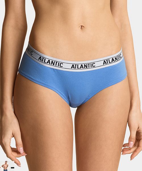 ТРУСИ ATLANTIC ЖІНОЧІ ХІПСТЕР  БАВОВНА (НАБІР 3 ТРЬОХ ОД.) 3LP-177 KOR/ZOL/NIE  3LP-177 KOR/ZOL/NIE_S фото