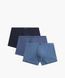 Боксеры мужские Atlantic 3MH-212 (набор из 3 шт.) 3mh-212-nabir-iz-3-sht./temno-synii/blakytnyi/denim фото 1