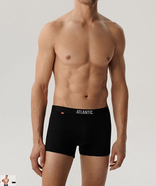 Боксеры мужские Atlantic 3MH-011 (3 шт) 3mh-011-3-sht-black фото