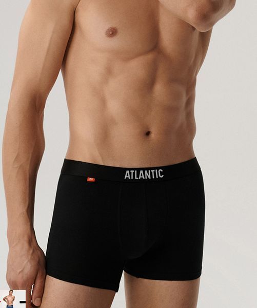 Боксеры мужские Atlantic 3MH-011 (3 шт) 3mh-011-3-sht-black фото