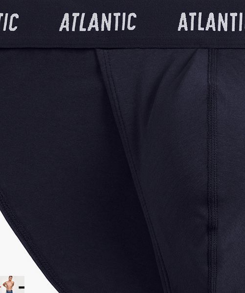 Трусы мужские ТАНГА Atlantic 3MP-1576 (3 шт) 3mp-1576-3-sht/-temno-synii/temno-blakytnyi/svitlyi-khaki фото