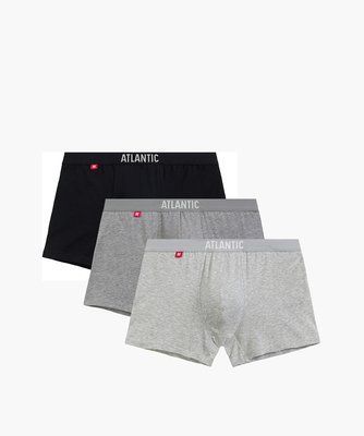 Боксеры мужские Atlantic 3MH-011 (3 шт) 3mh-011-3-sht bl gr lgr  фото
