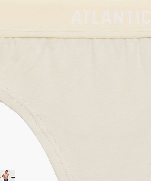 Стринги женские Atlantic 3CLP-013 (3 шт) 3clp-013-3-sht-bezhevoho-vanilnoho-svitlo-blakytnoho-s фото