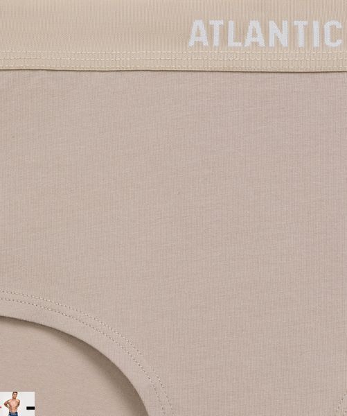 Трусы Женские Atlantic Макси Спорт 3CLP-009 (3 шт) 3clp-009-3-sht-bezhevyi-pudrovyi-i-zelenyi-s фото